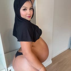 hijabi pregnant mommy 🧕🏽🍼 | free pregnantpari OnlyFans